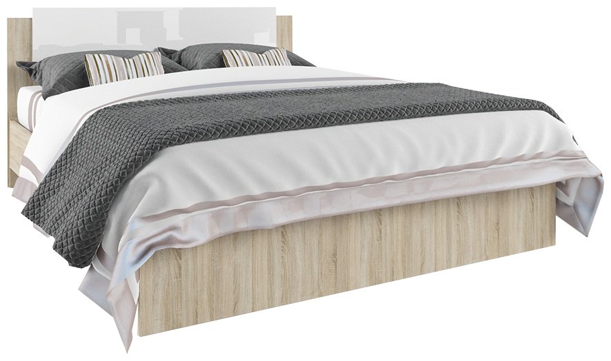 Кровать ДСВ Софи 200x160х90см бело-бежевый купить,NaN