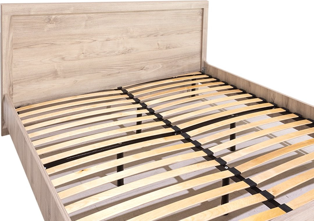 Кровать Anrex Джаз найбори 160x200см коричнево-бежевая купить,NaN