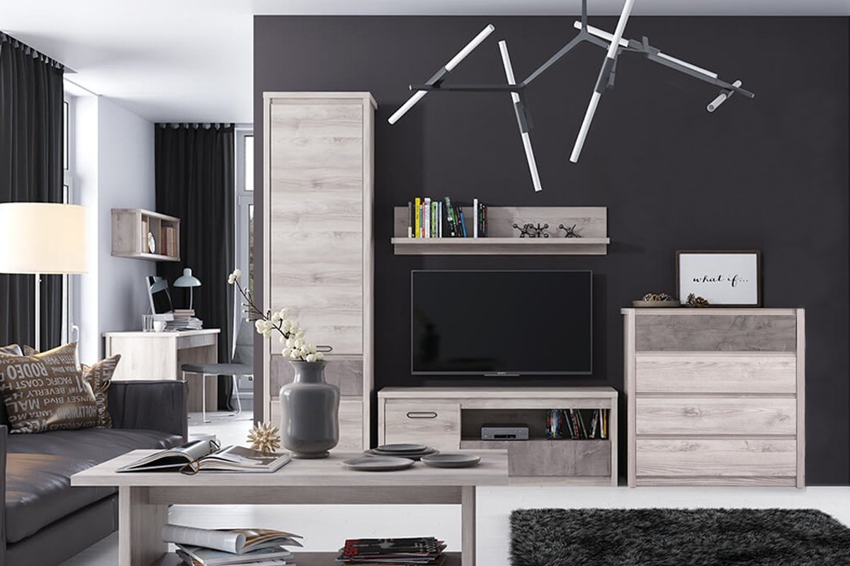 ANREX 86.8x40.3x95.2 см, ЛДСП, МДФ, Джаз 4S найроби-Оникс - ForteMarket ANREX 86.8x40.3x95.2 см, ЛДСП, МДФ, Джаз 4S найроби-Оникс купить,0