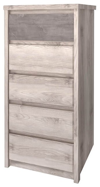 Комод ANREX Джаз 5S/56 найроби-Оникс, 56x40.3x116.6 см, бежевый