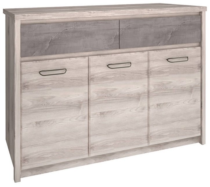 Комод ANREX Джаз 3D2S, 127x40.5x95 см, коричневый