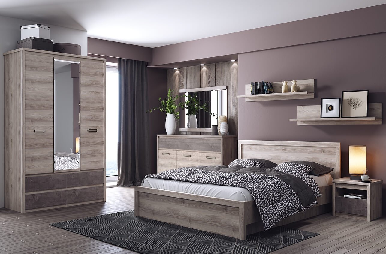 Комод ANREX Джаз 3D2S, 127x40.5x95 см, коричневый - ForteMarket Комод ANREX Джаз 3D2S, 127x40.5x95 см, коричневый купить,0