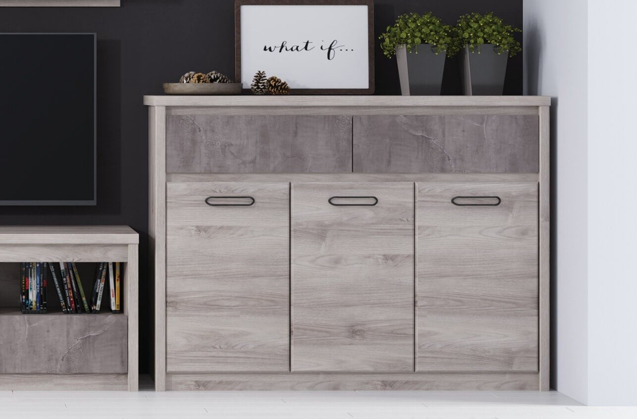 Комод Anrex Джаз 3D2S 127x40.5x95см коричневый купить,NaN