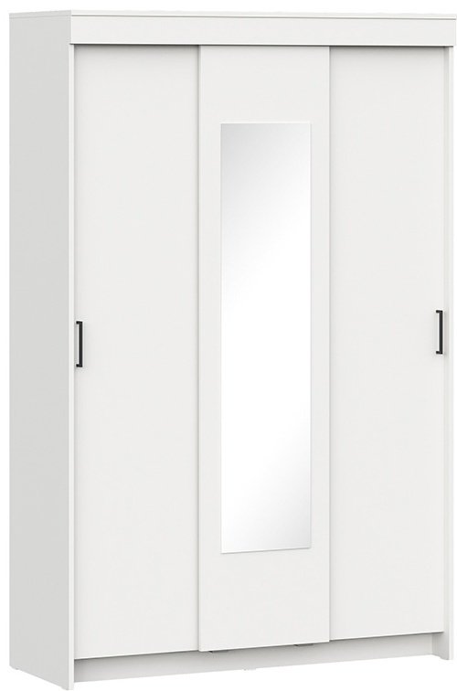 Шкаф-купе СВ Мебель ШКП 2, 130x201.6х50 см, белый