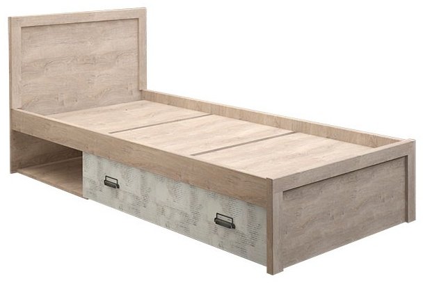 Кровать Анрэкс Дизель 90x200см коричневая купить,NaN