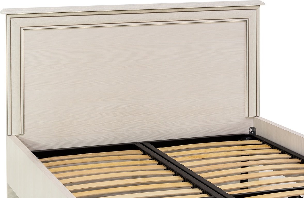 Кровать Anrex Тиффани Вудлайн 120x200см бежевая купить,NaN