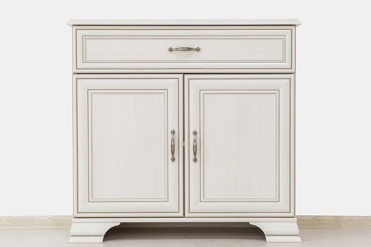 Комод Anrex Тиффани 2D1S 94x37x90.1см белый купить,NaN
