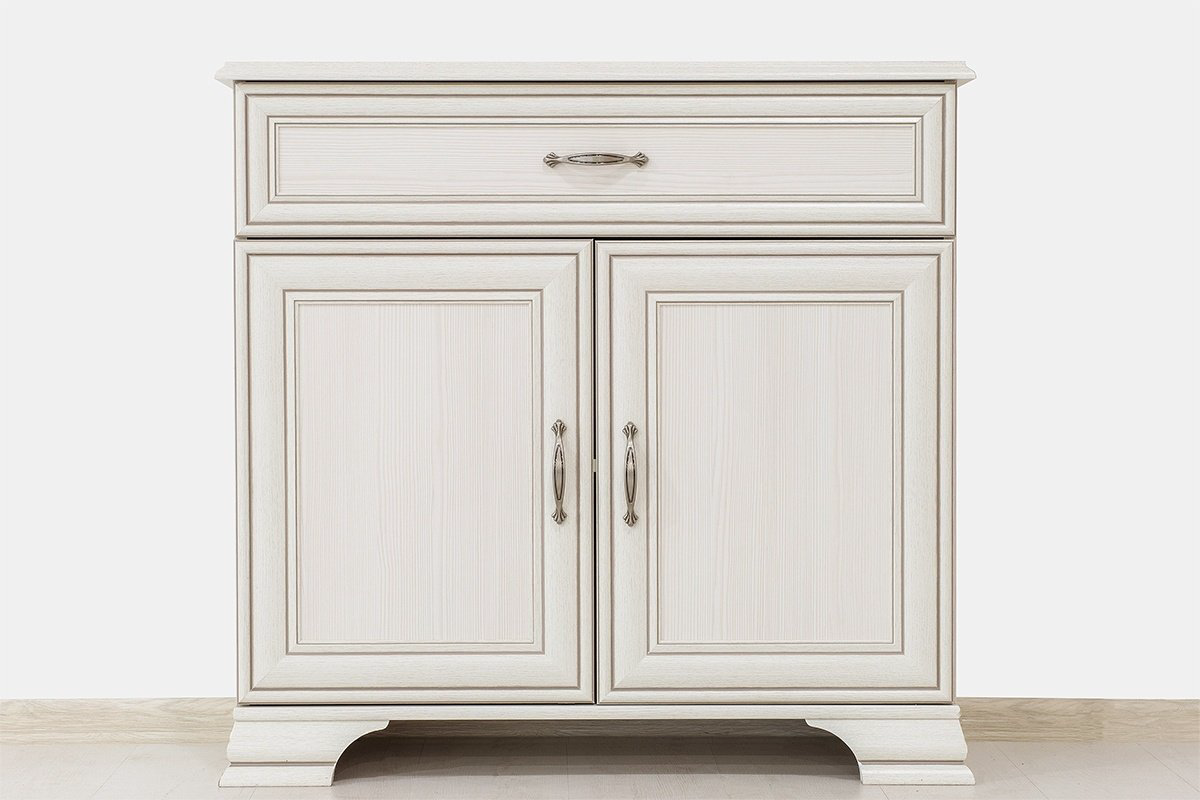 Комод Anrex Тиффани 2D1S 94x37x90.1см белый купить,NaN