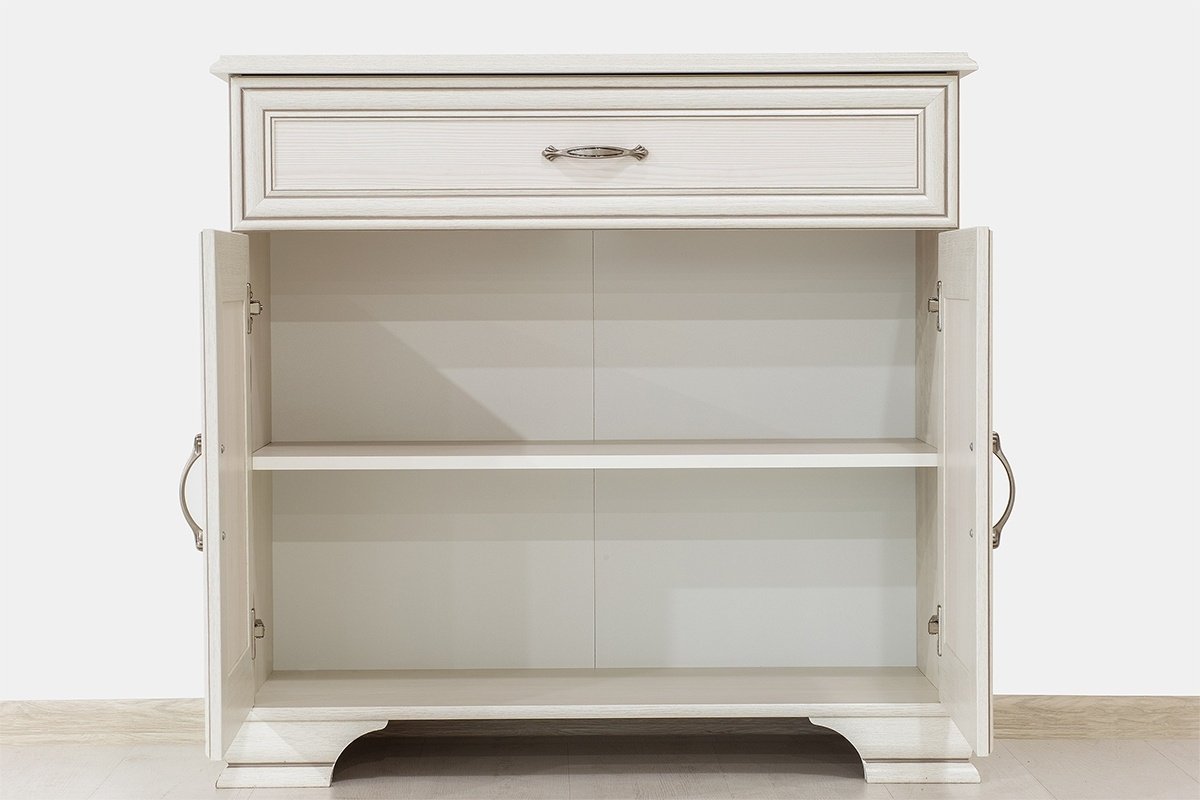Комод Anrex Тиффани 2D1S 94x37x90.1см белый купить,NaN