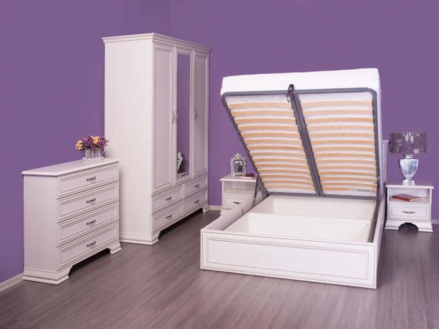 Кровать Анрекс Тиффани 160x200см вудлайн кремовый купить,NaN