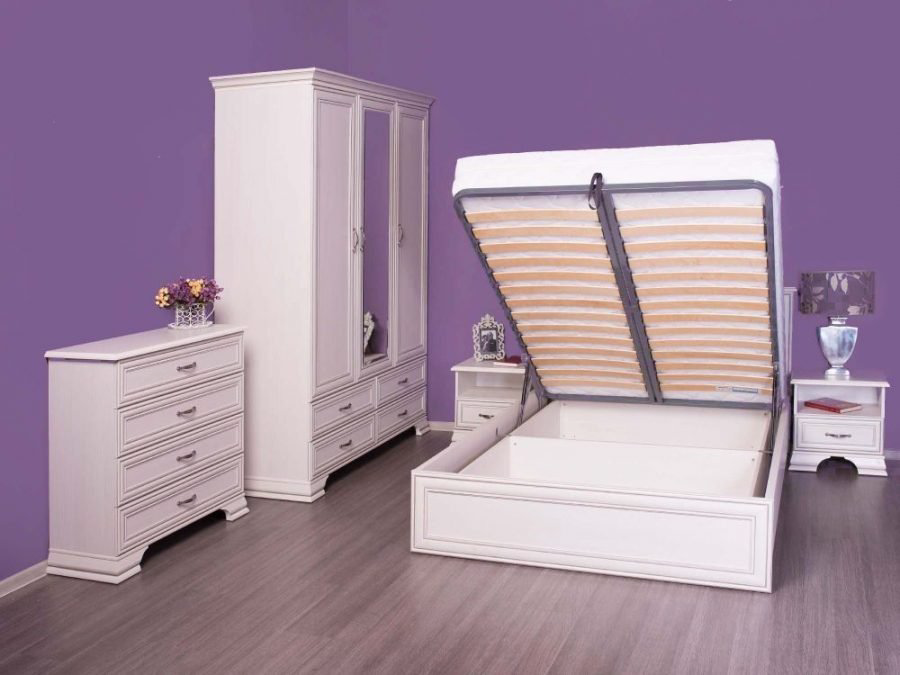 Кровать Анрекс Тиффани 160x200см вудлайн кремовый купить,NaN