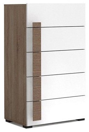 Комод Гербор 60x39x102 см, ЛДСП, ДомеKOM5S- 