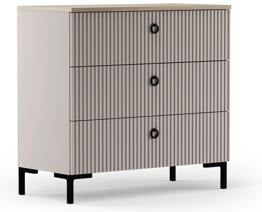 Комод BRW Брест Доменика 00042365 85.5x41x81см серый купить,NaN