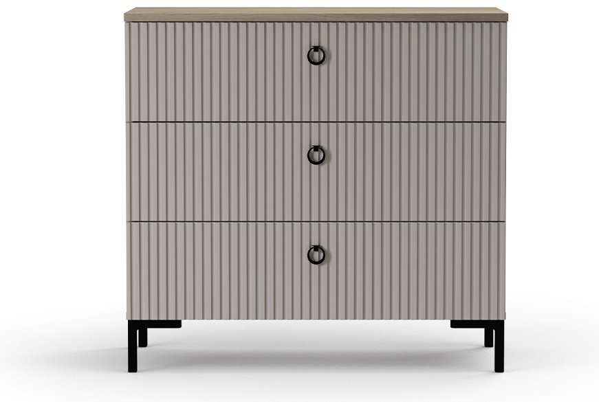 Комод BRW Брест Доменика 00042365 85.5x41x81см серый купить,NaN