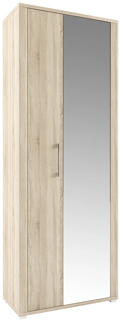 Распашной шкаф Involux REG1L1D/22/8, 82x220х40 см, светло-коричневый