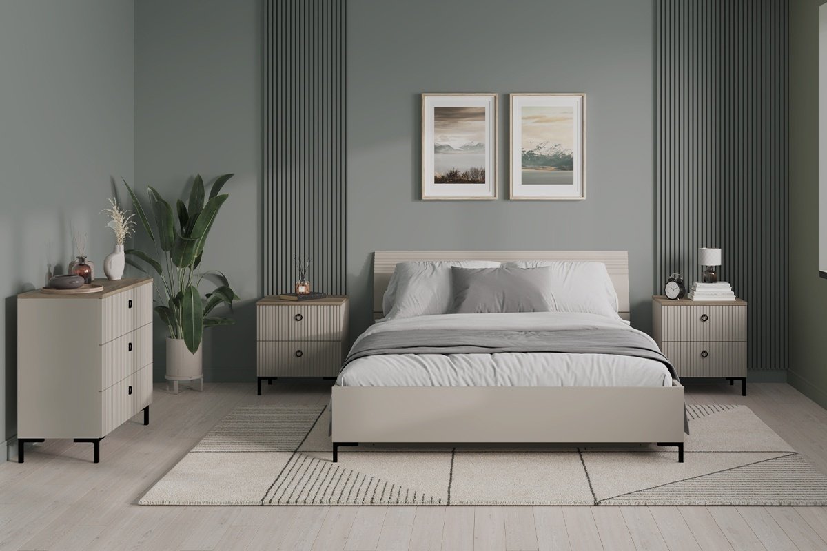 BRW Брест Доменика, 00042365, 85.5x41x81 см, серый, светло-коричневый - ForteMarket BRW Брест Доменика, 00042365, 85.5x41x81 см, серый, светло-коричневый купить,0
