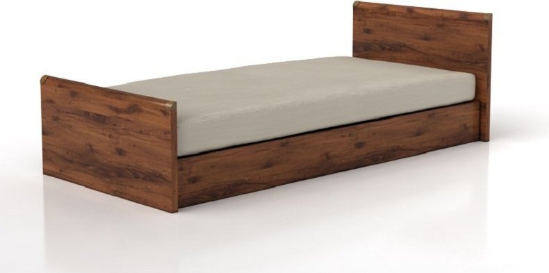 Кровать BRW Украина Индиана-23 JLOZ 90x200см коричневый купить,NaN