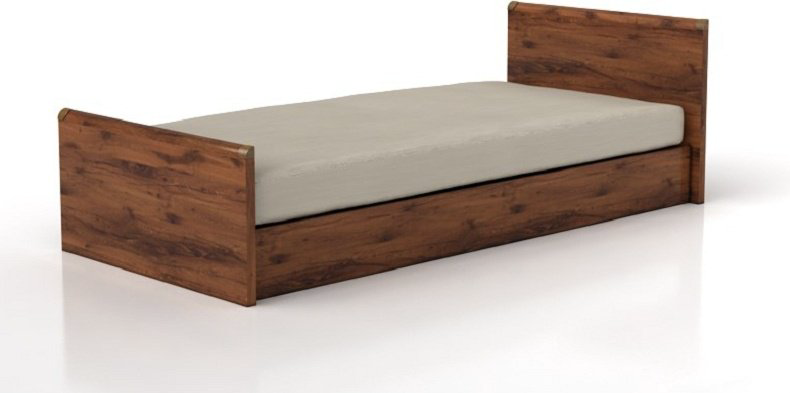 Кровать BRW Украина Индиана-23 JLOZ 90x200см коричневый купить,NaN