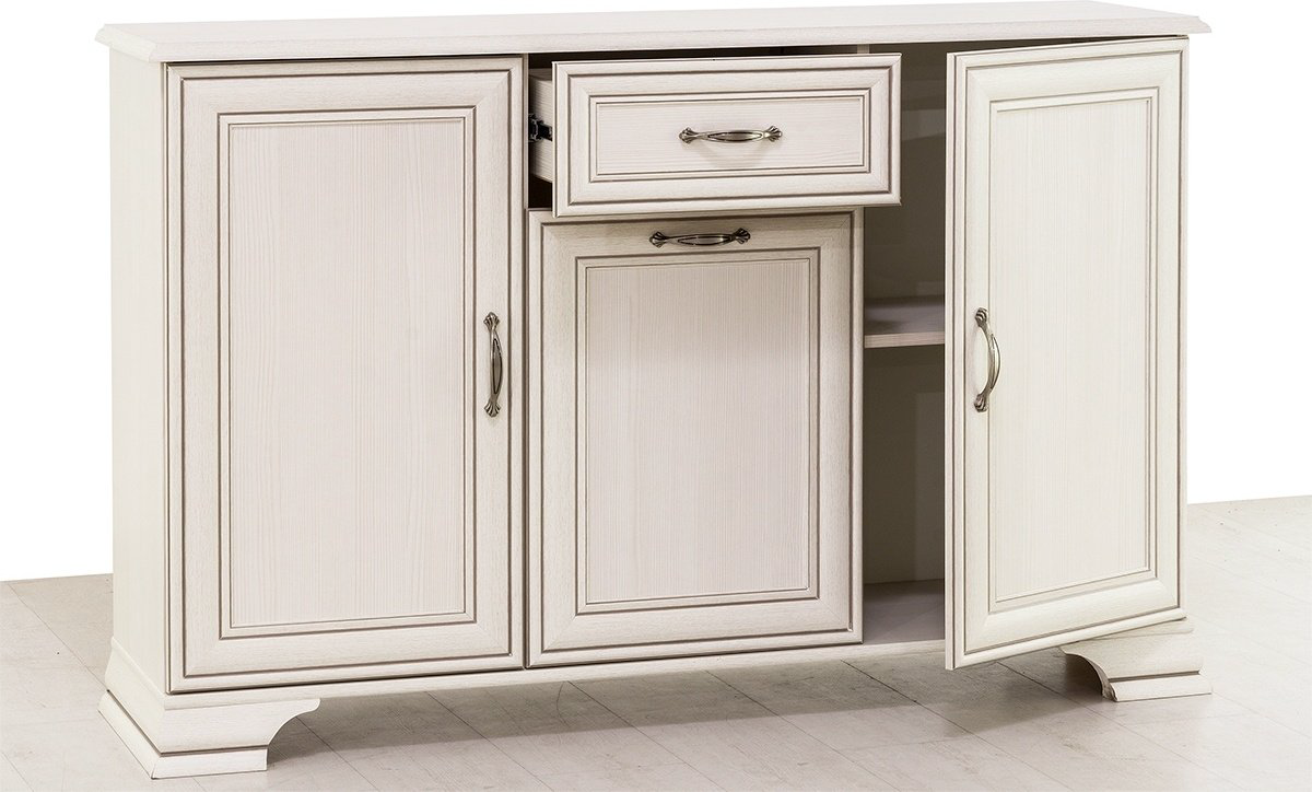 Комод Anrex Тиффани 3D1S 139x37x90.1см бежевый купить,NaN