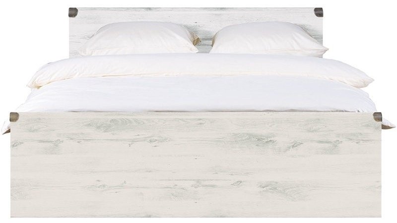 Кровать BRW Индиана JLOZ180 Б/О 180x200см белая купить,NaN