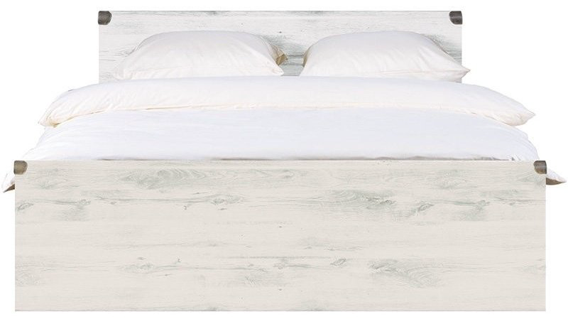Кровать BRW Индиана JLOZ180 Б/О 180x200см белая купить,NaN