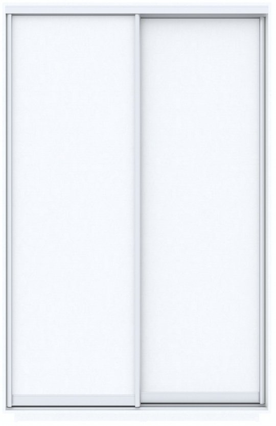 Шкаф-купе Мебель Азии Алатау S 2Д, 140x220х60 см, белый купить,NaN