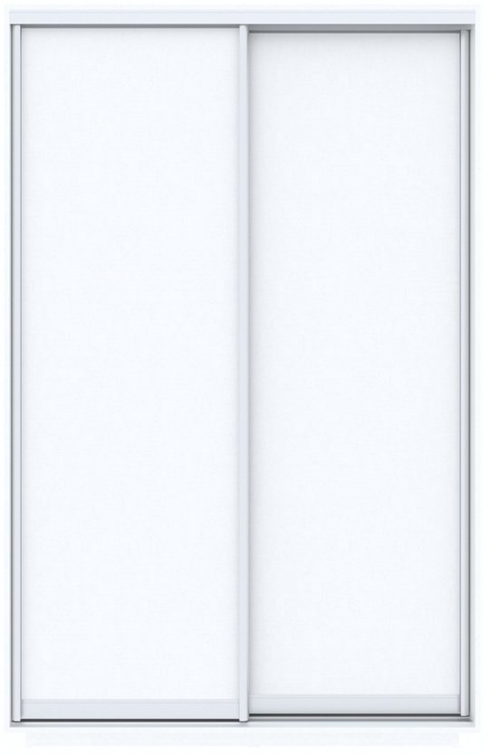 Шкаф-купе Мебель Азии Алатау S 2Д, 140x220х60 см, белый купить,NaN