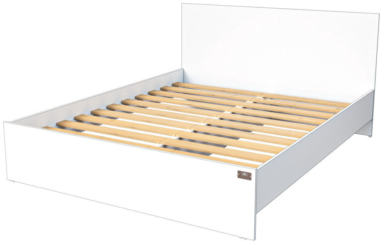 Кровать Мебель Азии Туран 160x200см белый купить,52990