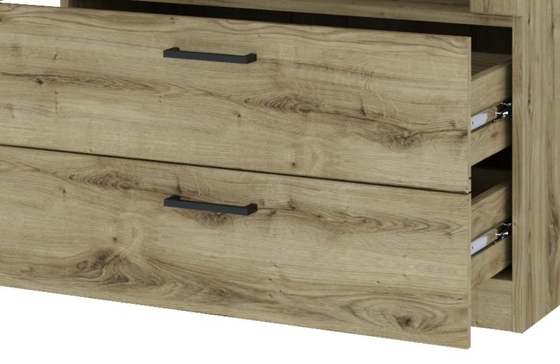 Комод Anrex Дорсет 4S 80x41x94см коричневый купить,NaN