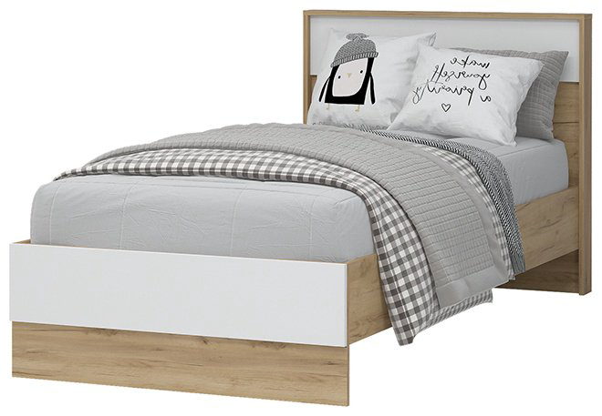 Кровать Стендмебель Ирис 90x200см коричневый купить,NaN