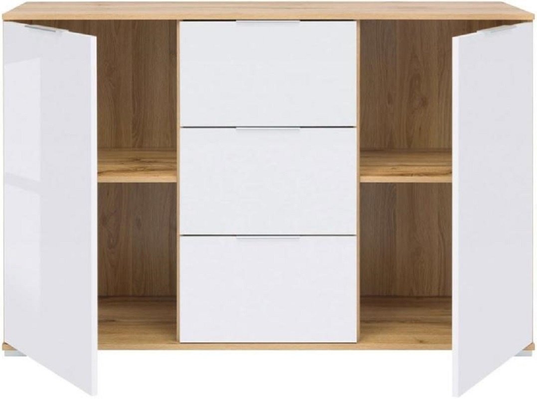 Комод Loftwood 135x41x86 см, ЛДСП, Злата 006 KOM2D3S тахо купить,NaN
