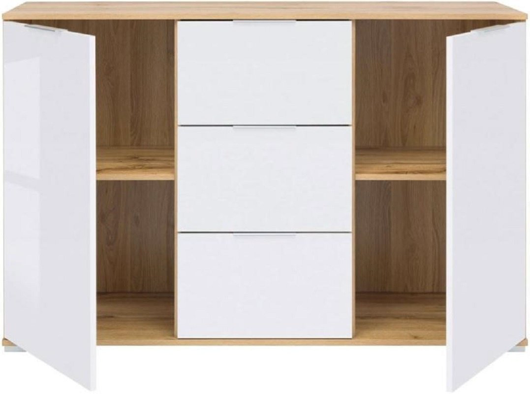Комод Loftwood 135x41x86 см, ЛДСП, Злата 006 KOM2D3S тахо купить,NaN