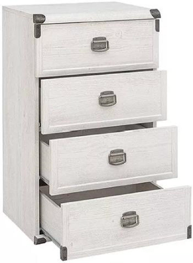 Комод Loftwood Индиана-10 JKOM 4s/50 каньйон 50x40x87см белый купить,NaN