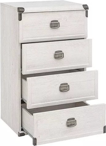 Комод BRW Индиана-10 JKOM 4s/50 каньон 50x40x87см белый купить,NaN