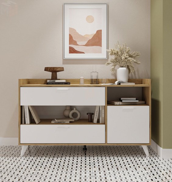 Комод Стендмебель Ирис 140x42.5x82см светло-коричневый купить,NaN
