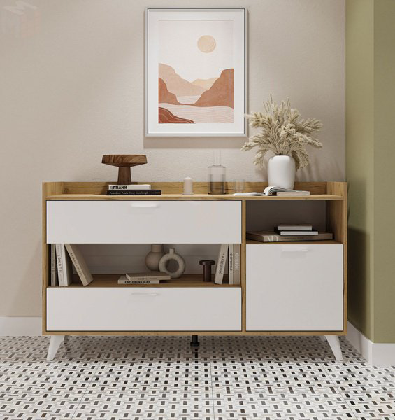 Комод Стендмебель Ирис 140x42.5x82см светло-коричневый купить,NaN
