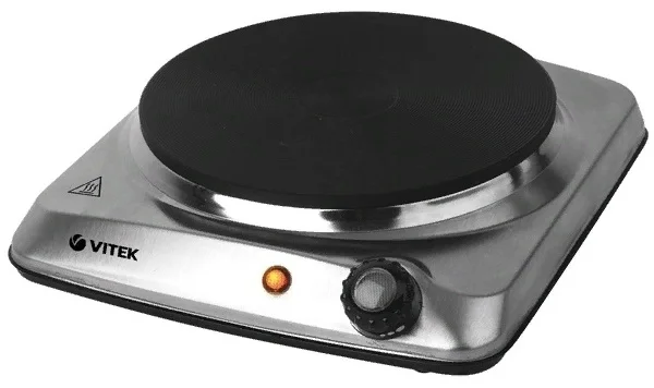 Настольная плита Vitek VT-3705 серебристый купить,NaN