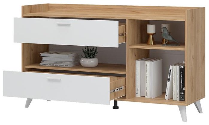 Комод Стендмебель Ирис 140x42.5x82см светло-коричневый купить,NaN