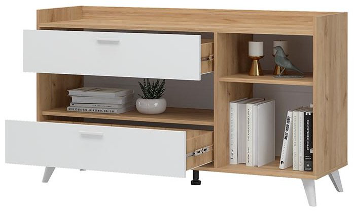 Комод Стендмебель Ирис 140x42.5x82см светло-коричневый купить,NaN