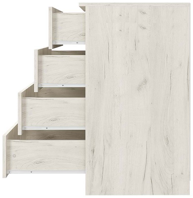 Комод BTS Фиеста, 85x50x86.6 см, серый купить,0