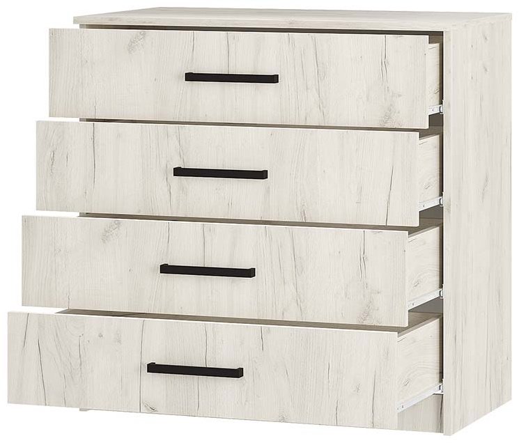 Комод BTS Фиеста, 85x50x86.6 см, серый купить,0
