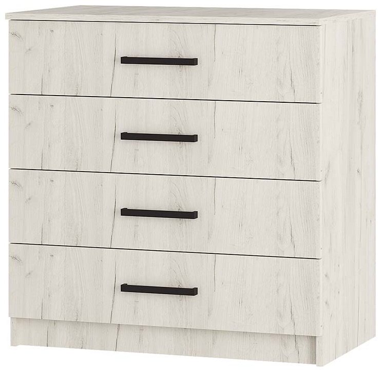 Комод BTS Фиеста, 85x50x86.6 см, серый купить,0