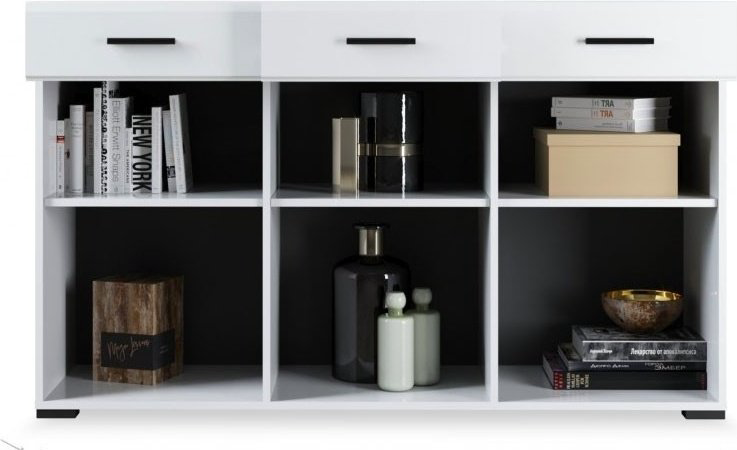 Комод IMPERIAL 150x45x88.7 см, ЛДСП, МДФ, Йорк 3Д Жемчуг  купить,NaN