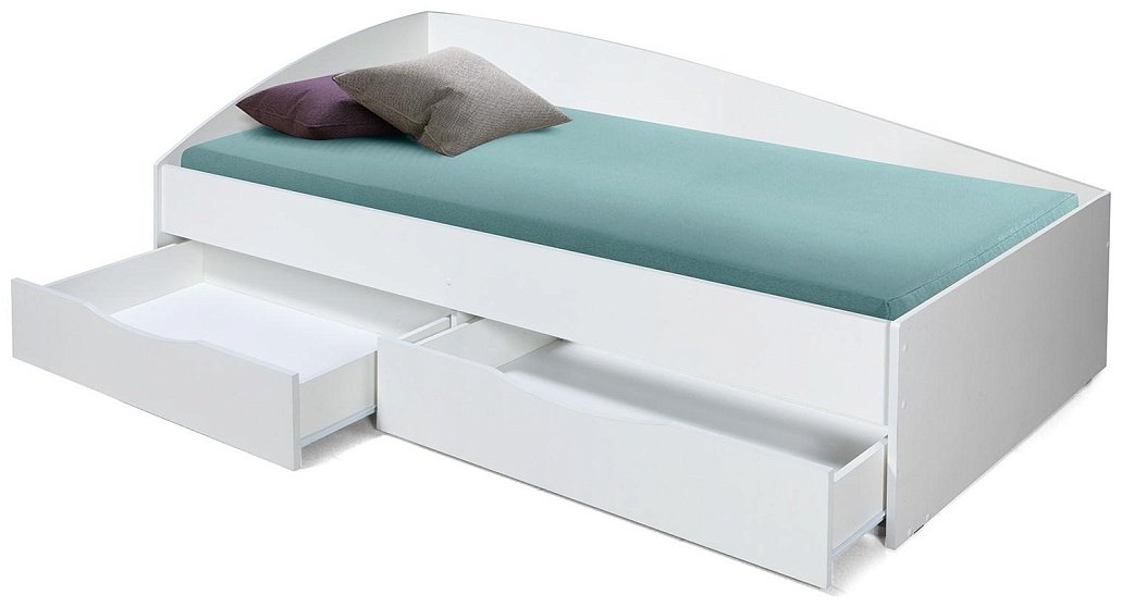 Кровать Олмеко Фея 90x200см белая купить,NaN