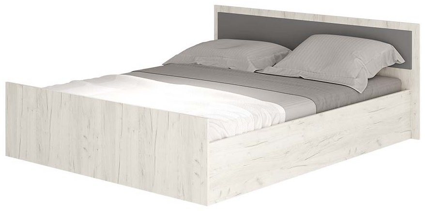 Кровать BTS Фиеста 160x200см серый купить,NaN