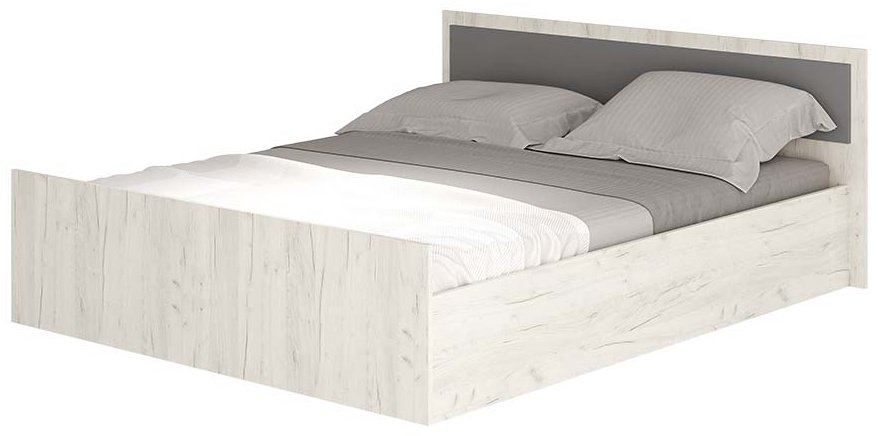 Кровать BTS Фиеста 160x200см серый купить,NaN