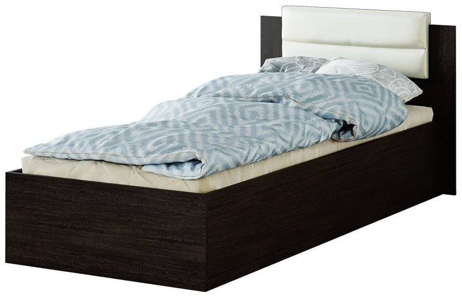 Кровать BTS Фиеста 90x200см коричневая купить,NaN