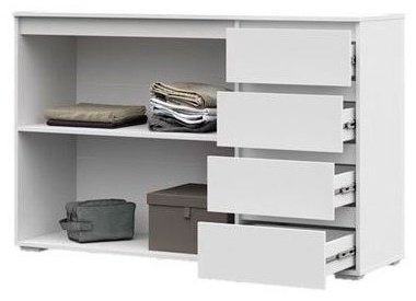 Комод Стендмебель Хелен КМ06 626 150x46x95.8см белый купить,NaN