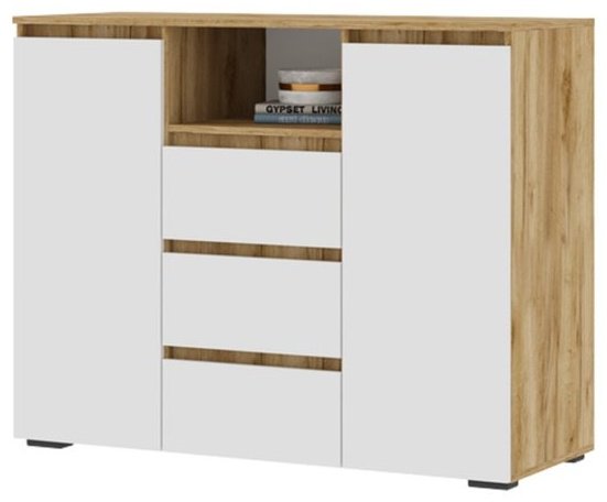Комод Стендмебель Хелен КМ01 1202, 120x46x96 см, коричневый