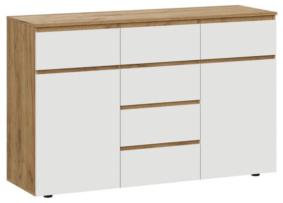Комод SV КМ 19, 150x46x96 см, белый, коричневый купить,NaN